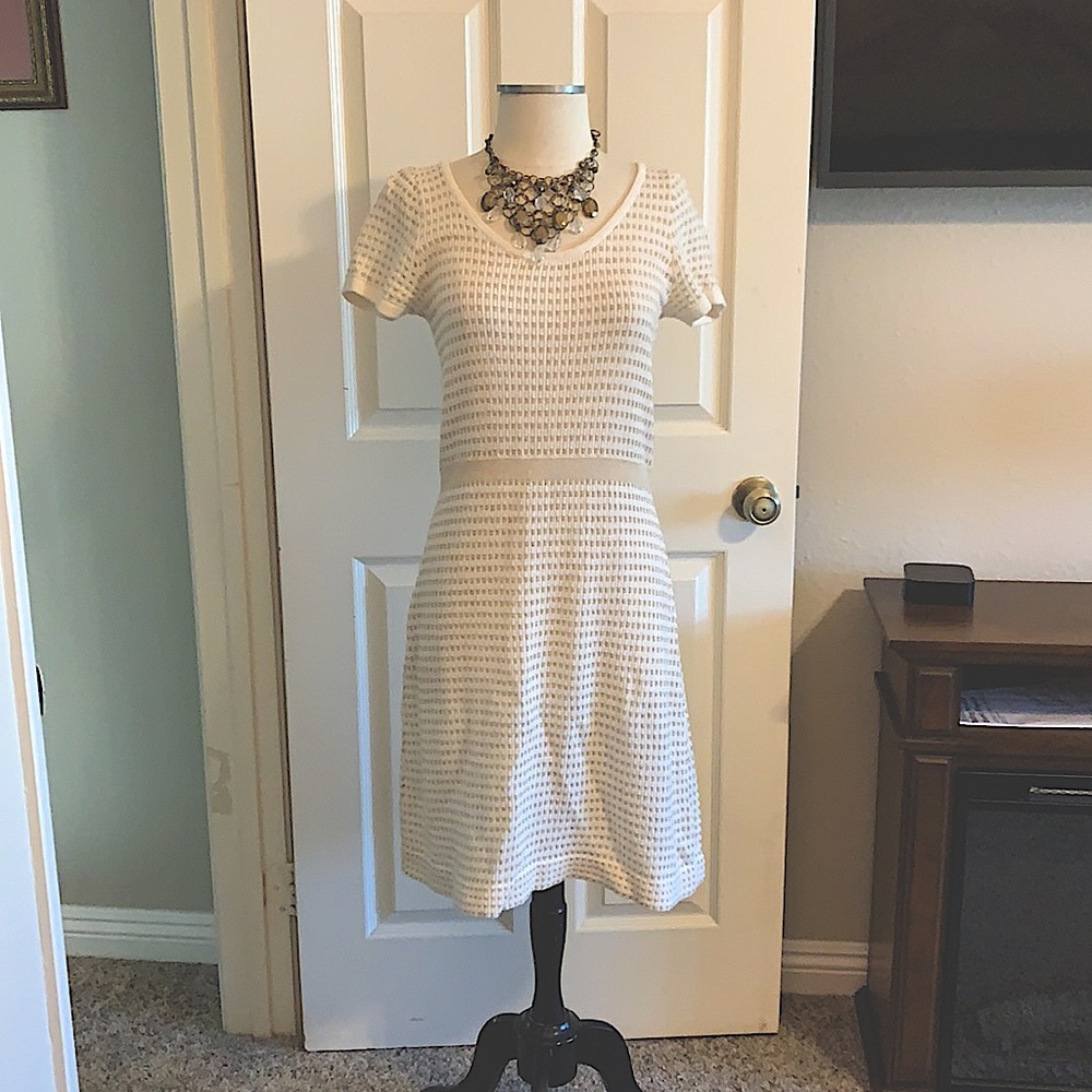 Cashmere Knit MIDI Sweater Dress